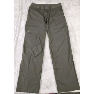 Arc'teryx Olive Hiking Cargo Pants Lightweight Nylon Mens 30x32